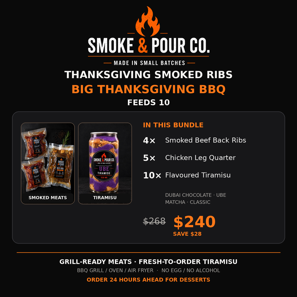 Big Thanksgiving BBQ — Feeds 10